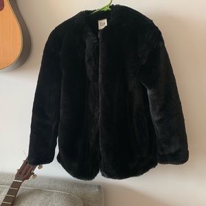 SOLD - Faux fur soft jacket